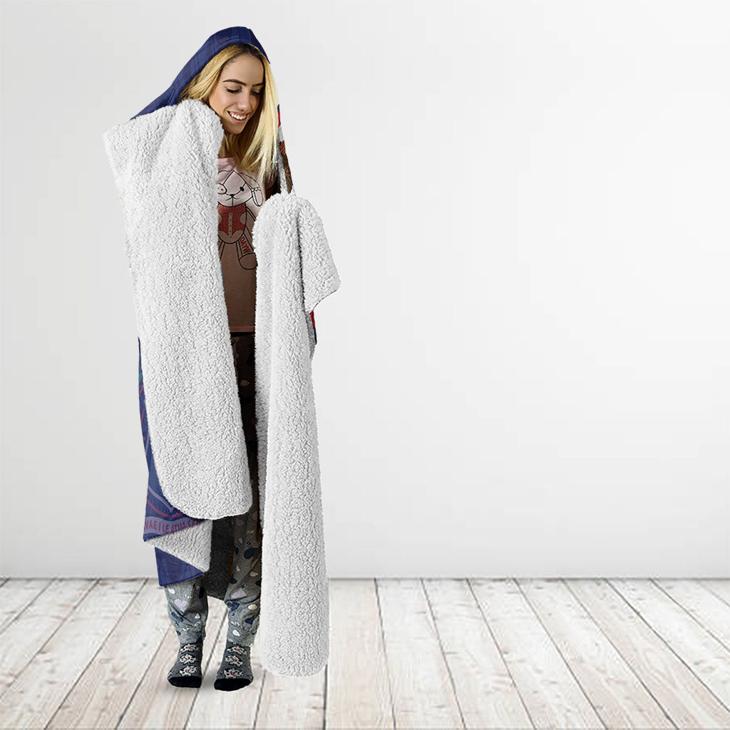 American Samoa And Samoa Hooded Blanket Together We Grow