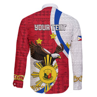 Personalized Philippines Family Matching Puletasi Dress and Hawaiian Shirt The Eight-Rayed Sun Bald Eagle Polynesian Pattern LT05 - Polynesian Pride