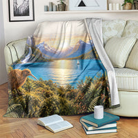 New Zealand Flag Blanket Scenic Nature LT05 Multicolor - Polynesian Pride
