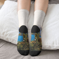 New Zealand Flag Crew Socks Scenic Nature LT05 - Polynesian Pride