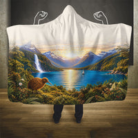 New Zealand Flag Hooded Blanket Scenic Nature LT05 - Polynesian Pride