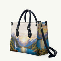 New Zealand Flag Leather Bag Scenic Nature LT05 Multicolor - Polynesian Pride