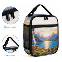 New Zealand Flag Lunch Bag Scenic Nature LT05 - Polynesian Pride