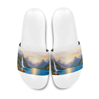 New Zealand Flag Slide Sandals Scenic Nature LT05 Multicolor - Polynesian Pride
