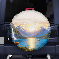 New Zealand Flag Spare Tire Cover Scenic Nature LT05 No hole Multicolor - Polynesian Pride