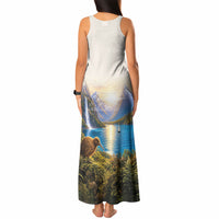 New Zealand Flag Tank Maxi Dress Scenic Nature LT05 - Polynesian Pride