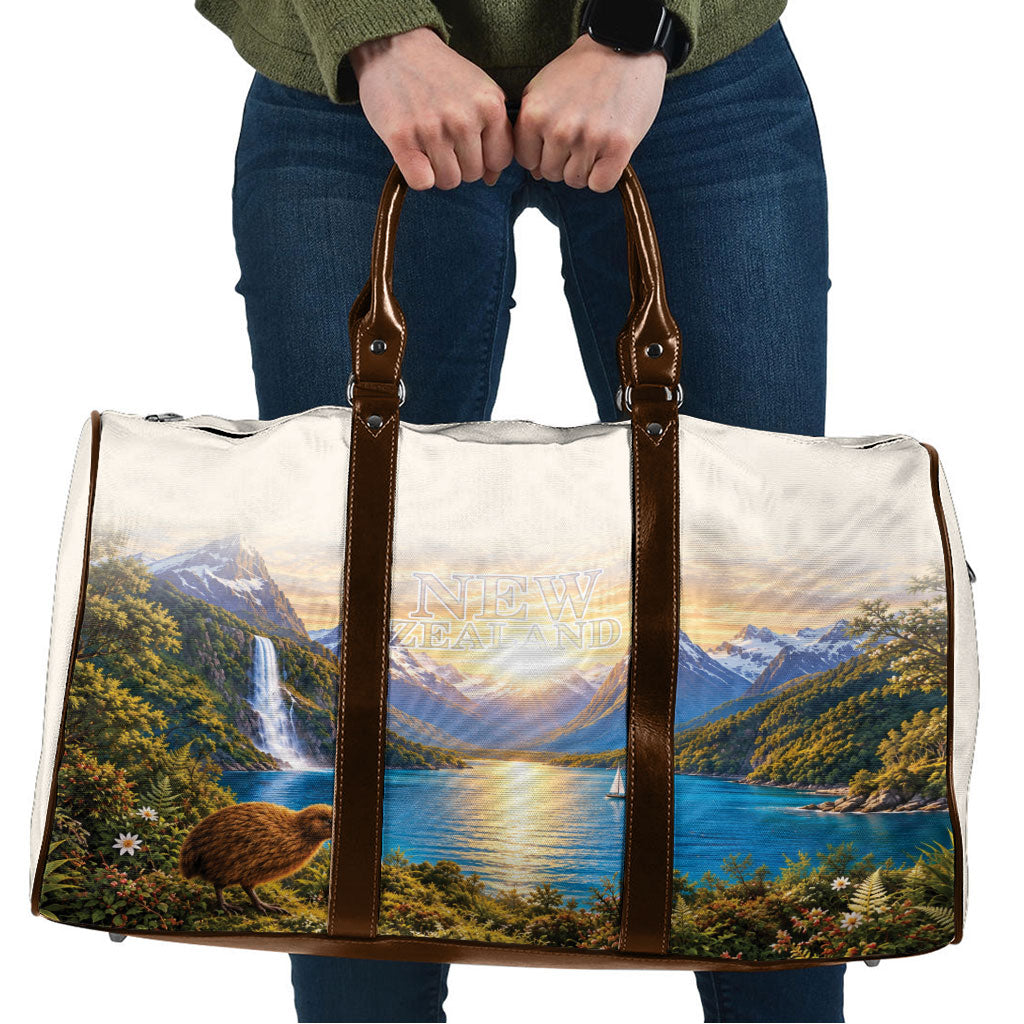 New Zealand Flag Travel Bag Scenic Nature LT05 Multicolor - Polynesian Pride