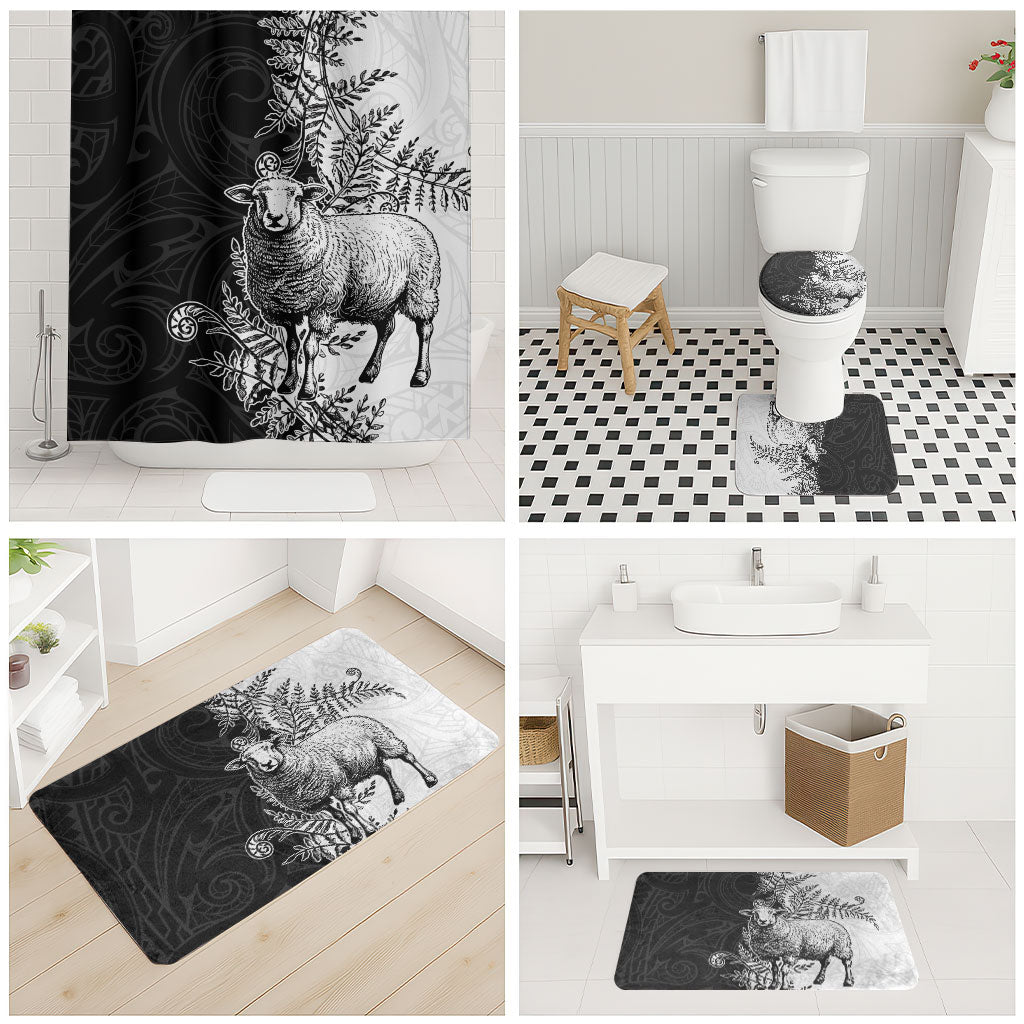 New Zealand Aotearoa Hipi Bathroom Set Maori Pattern LT05 - Polynesian Pride