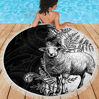 New Zealand Aotearoa Hipi Beach Blanket Maori Pattern LT05 - Polynesian Pride