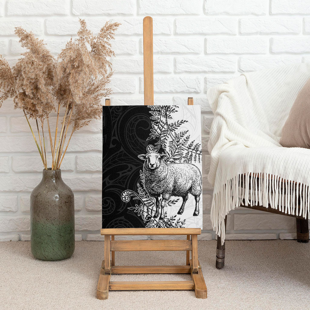 New Zealand Aotearoa Hipi Canvas Wall Art Maori Pattern LT05 - Polynesian Pride