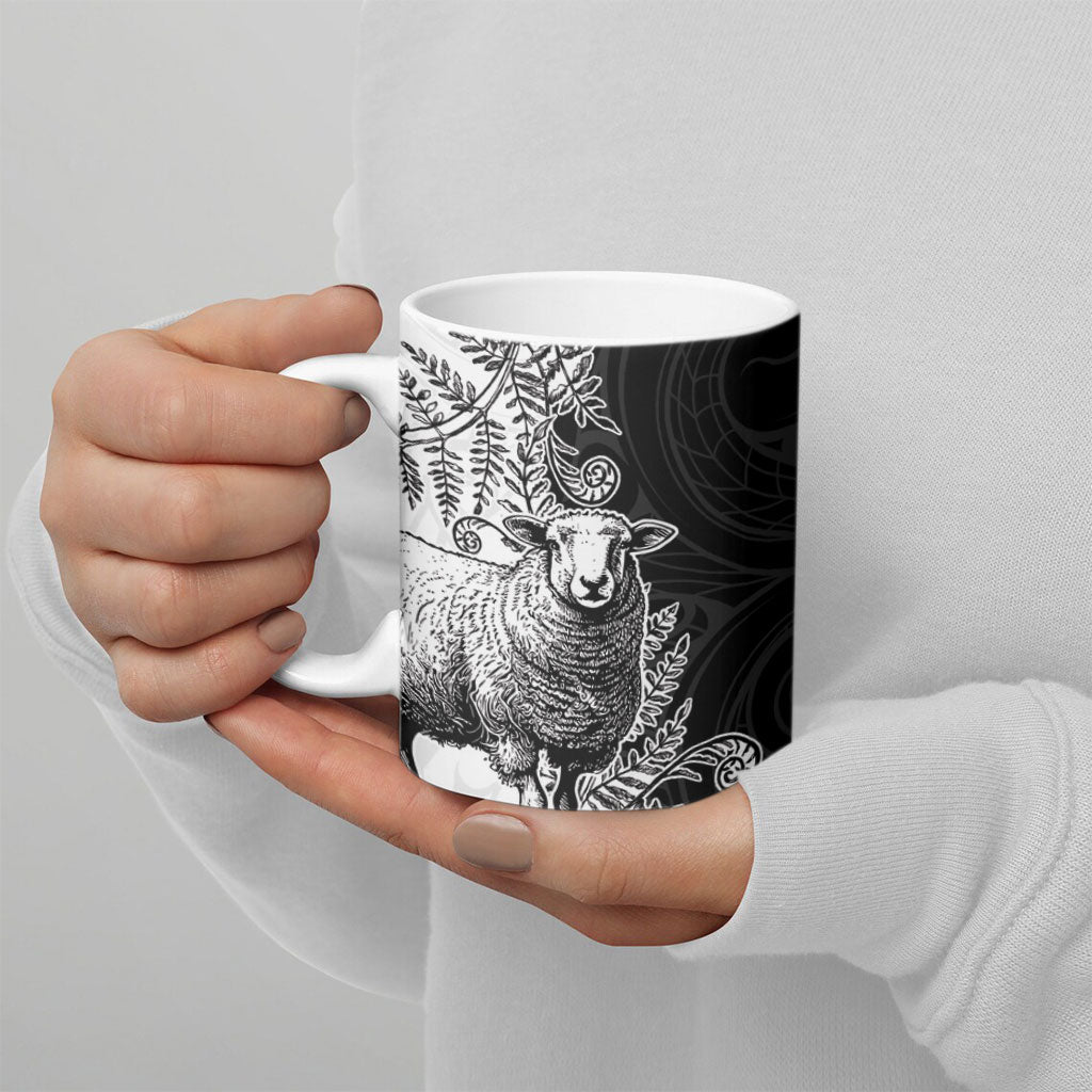 New Zealand Aotearoa Hipi Ceramic Mug Maori Pattern LT05 - Polynesian Pride