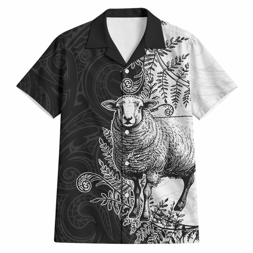 New Zealand Aotearoa Hipi Hawaiian Shirt Maori Pattern LT05 Black - Polynesian Pride