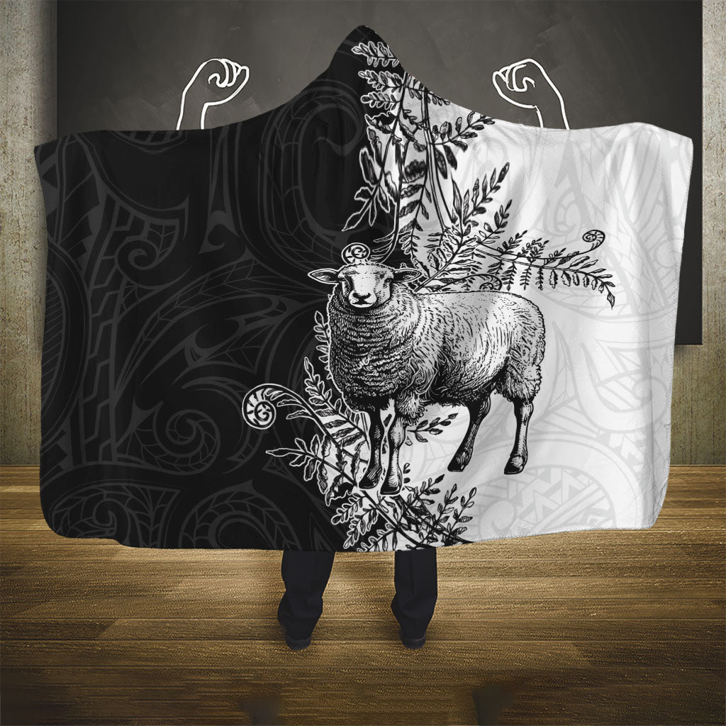 New Zealand Aotearoa Hipi Hooded Blanket Maori Pattern LT05 - Polynesian Pride