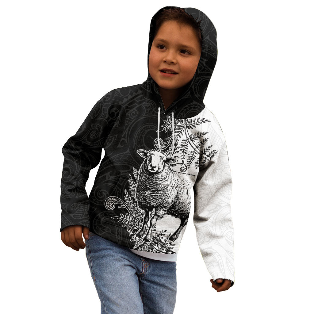 New Zealand Aotearoa Hipi Kid Hoodie Maori Pattern LT05 - Polynesian Pride