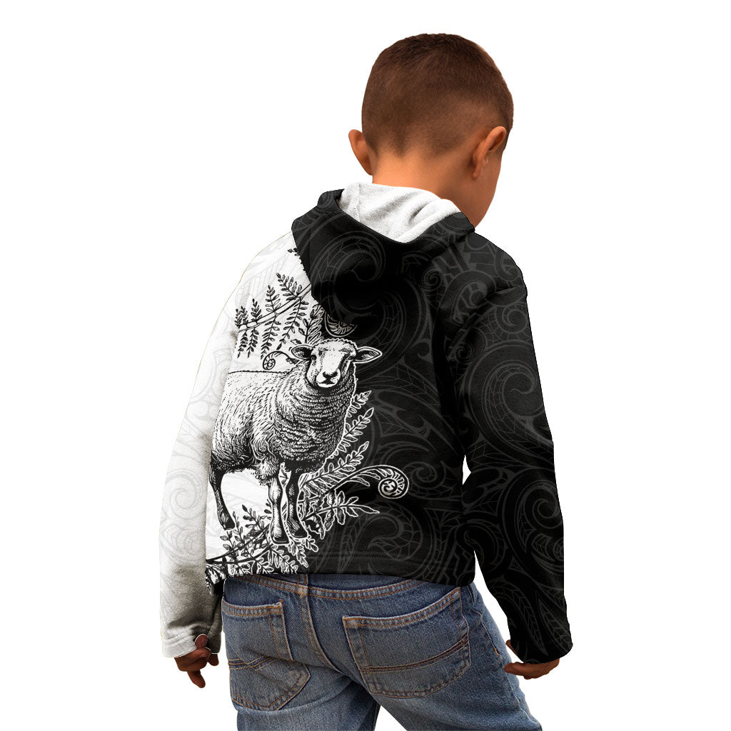 New Zealand Aotearoa Hipi Kid Hoodie Maori Pattern LT05 - Polynesian Pride