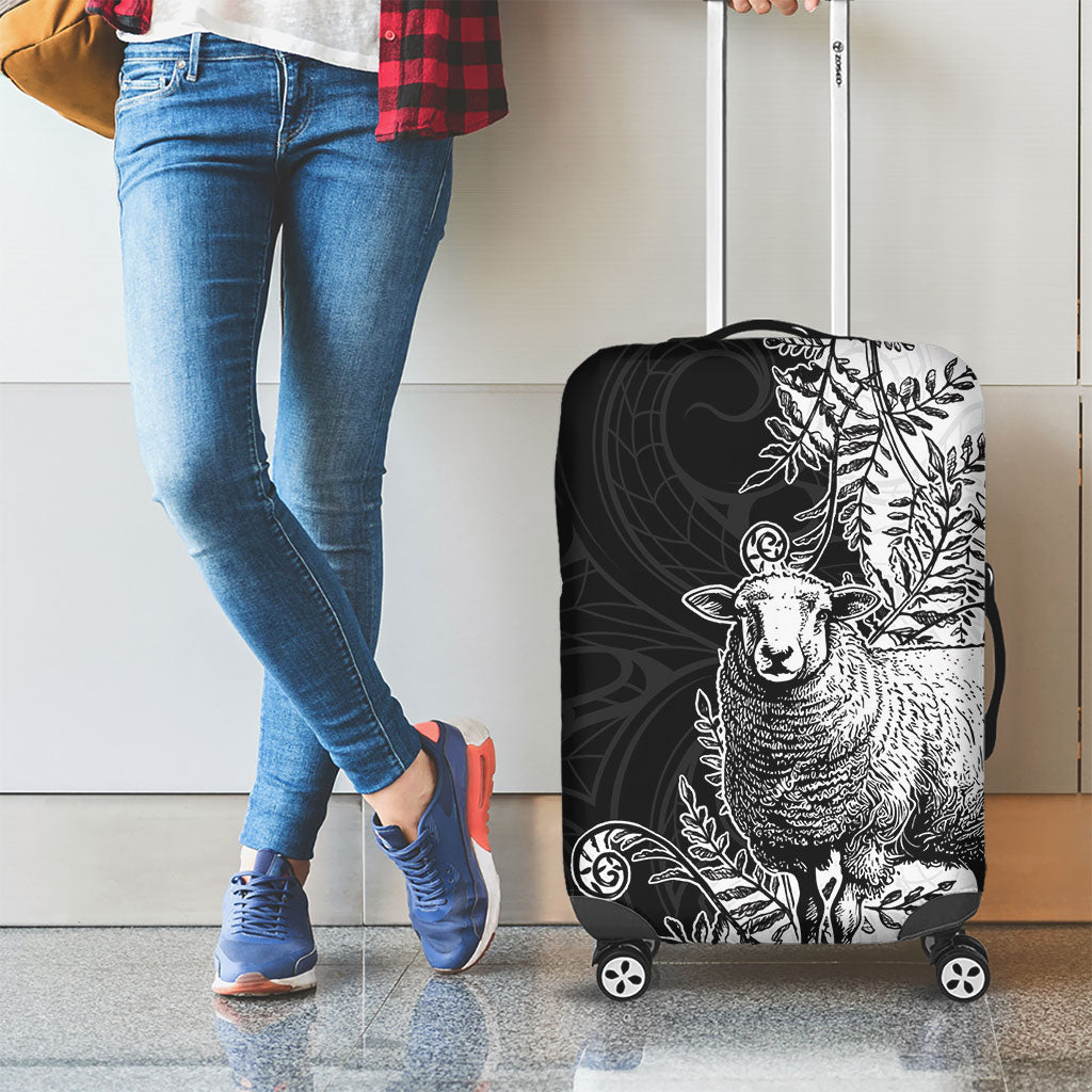 New Zealand Aotearoa Hipi Luggage Cover Maori Pattern LT05 - Polynesian Pride