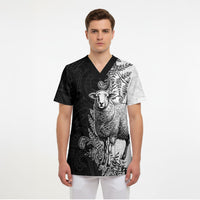 New Zealand Aotearoa Hipi Scrub Top Maori Pattern LT05 - Polynesian Pride