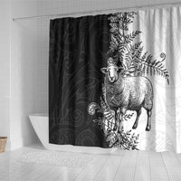 New Zealand Aotearoa Hipi Shower Curtain Maori Pattern
