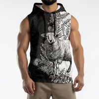 New Zealand Aotearoa Hipi Sleeveless Hoodie Maori Pattern LT05 - Polynesian Pride