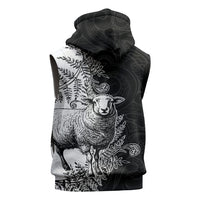 New Zealand Aotearoa Hipi Sleeveless Zip Hoodie Maori Pattern LT05 - Polynesian Pride
