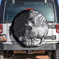 New Zealand Aotearoa Hipi Spare Tire Cover Maori Pattern LT05 Black - Polynesian Pride