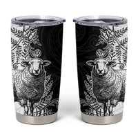 New Zealand Aotearoa Hipi Tumbler Cup Maori Pattern LT05 Black - Polynesian Pride