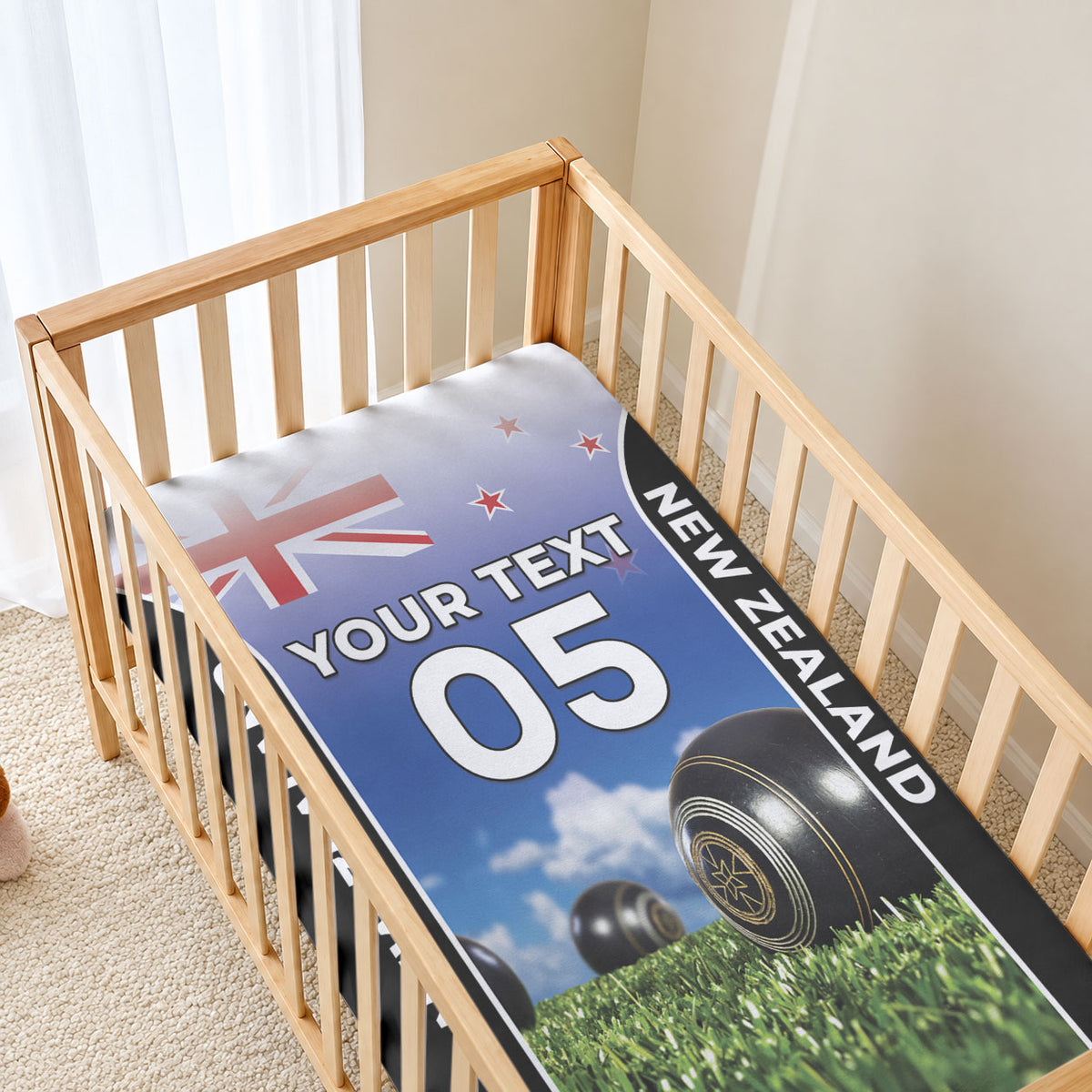 Custom New Zealand Lawn Bowls Baby Bed Cover Unique Style LT05 - Polynesian Pride