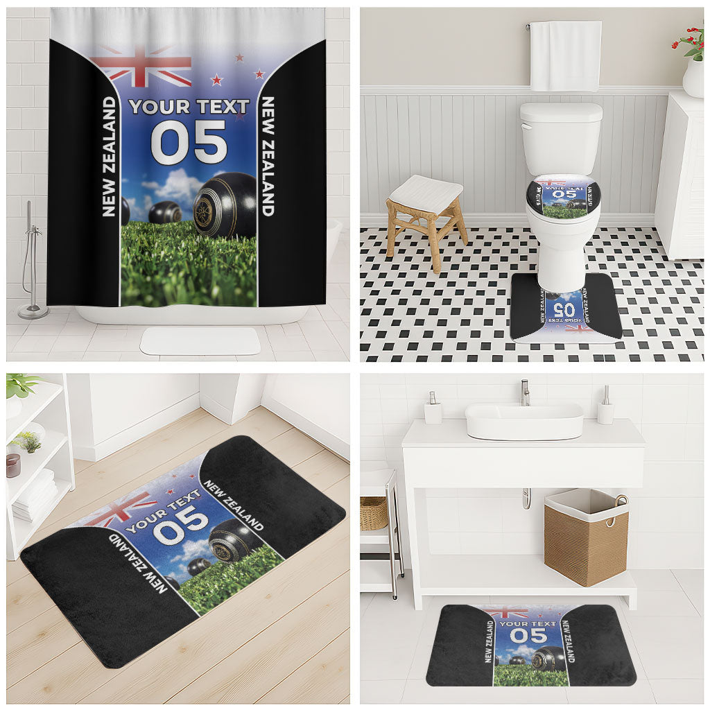 Custom New Zealand Lawn Bowls Bathroom Set Unique Style LT05 - Polynesian Pride