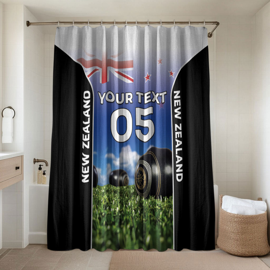 Custom New Zealand Lawn Bowls Bathroom Set Unique Style LT05 Shower Curtain Only Multicolor - Polynesian Pride