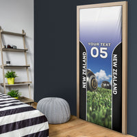 Custom New Zealand Lawn Bowls Door Cover Unique Style LT05 - Polynesian Pride