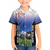 Custom New Zealand Lawn Bowls Kid Hawaiian Shirt Unique Style LT05 Kid Multicolor - Polynesian Pride