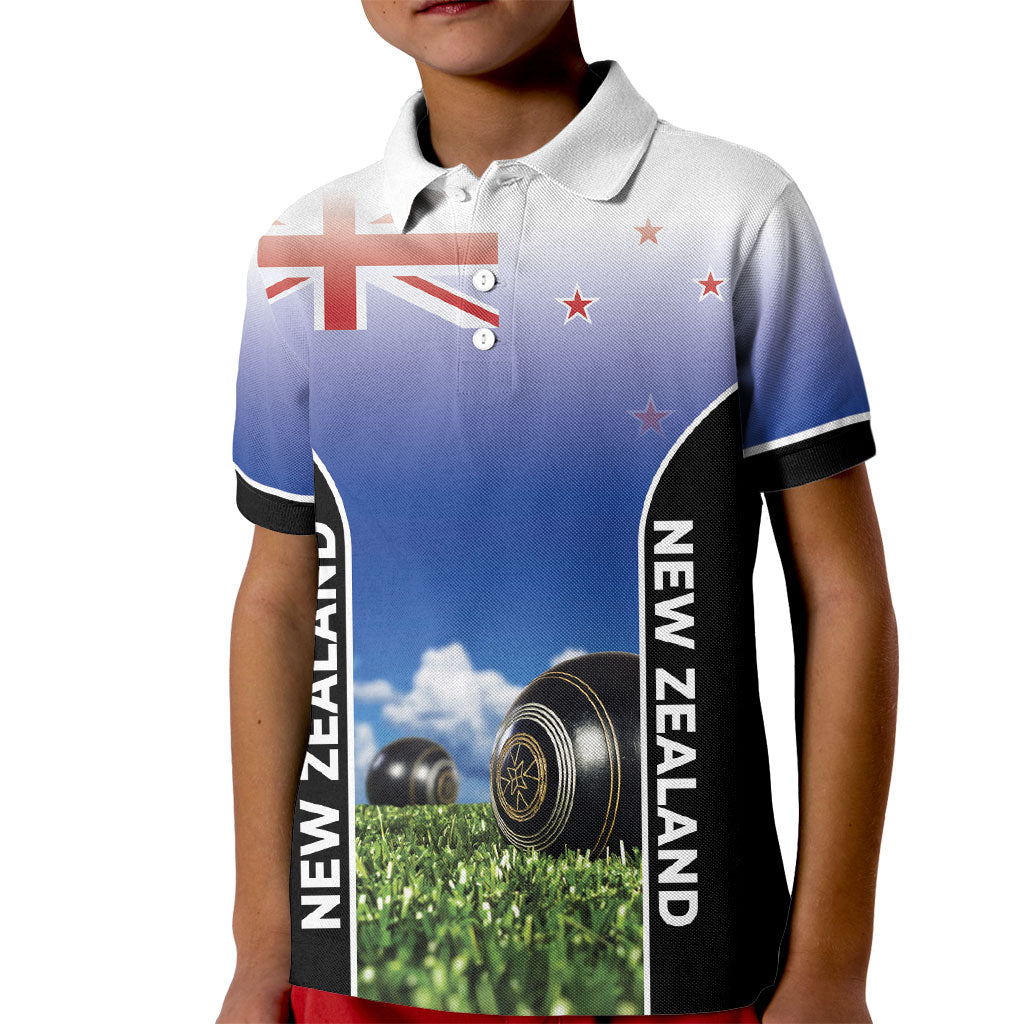 Custom New Zealand Lawn Bowls Kid Polo Shirt Unique Style LT05 Kid Multicolor - Polynesian Pride