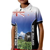 Custom New Zealand Lawn Bowls Kid Polo Shirt Unique Style LT05 Kid Multicolor - Polynesian Pride