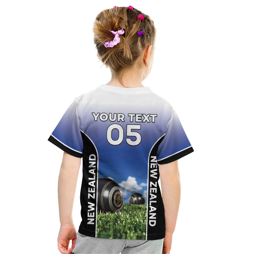 Custom New Zealand Lawn Bowls Kid T Shirt Unique Style LT05 - Polynesian Pride