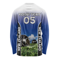 Custom New Zealand Lawn Bowls Long Sleeve Shirt Unique Style LT05 - Polynesian Pride