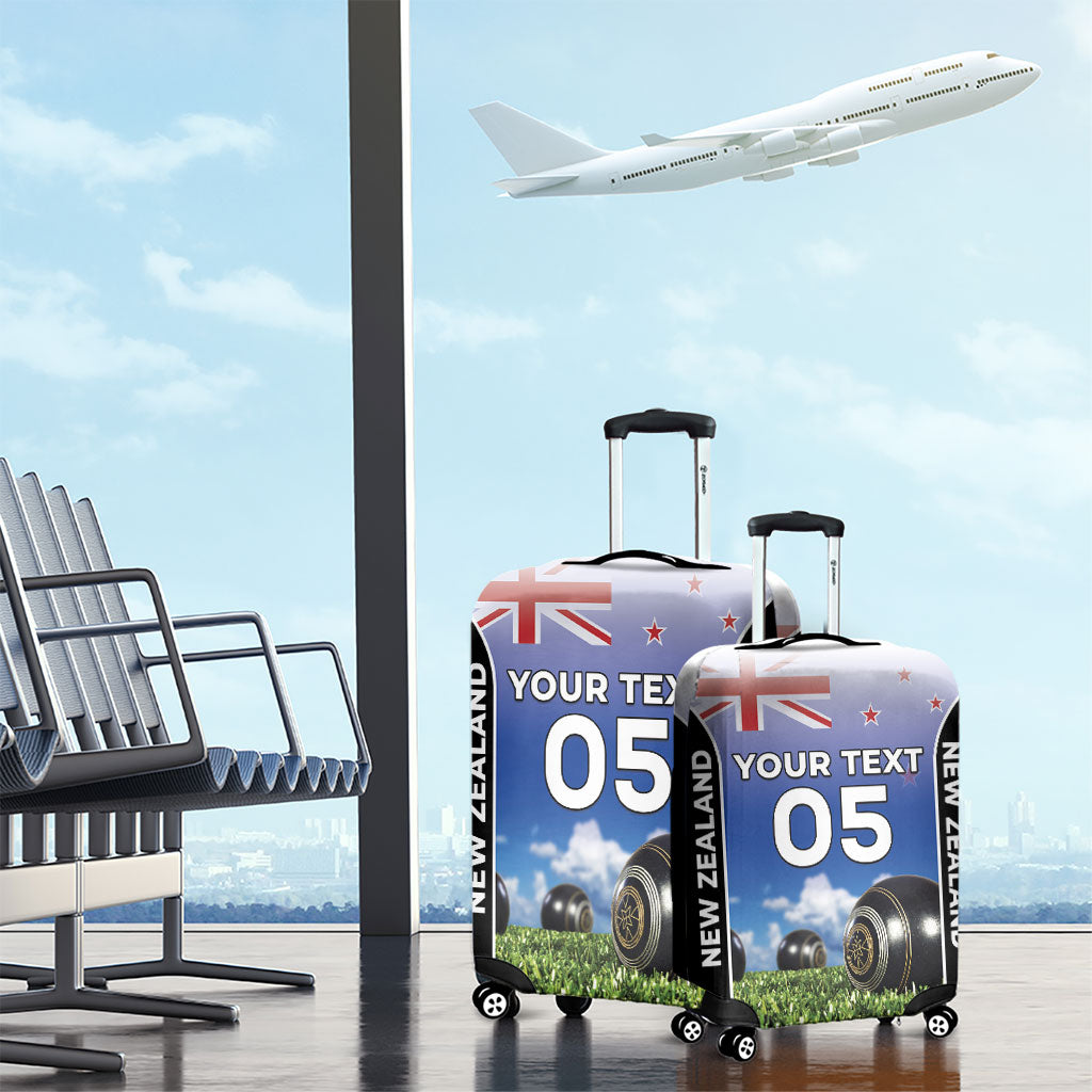 Custom New Zealand Lawn Bowls Luggage Cover Unique Style LT05 - Polynesian Pride