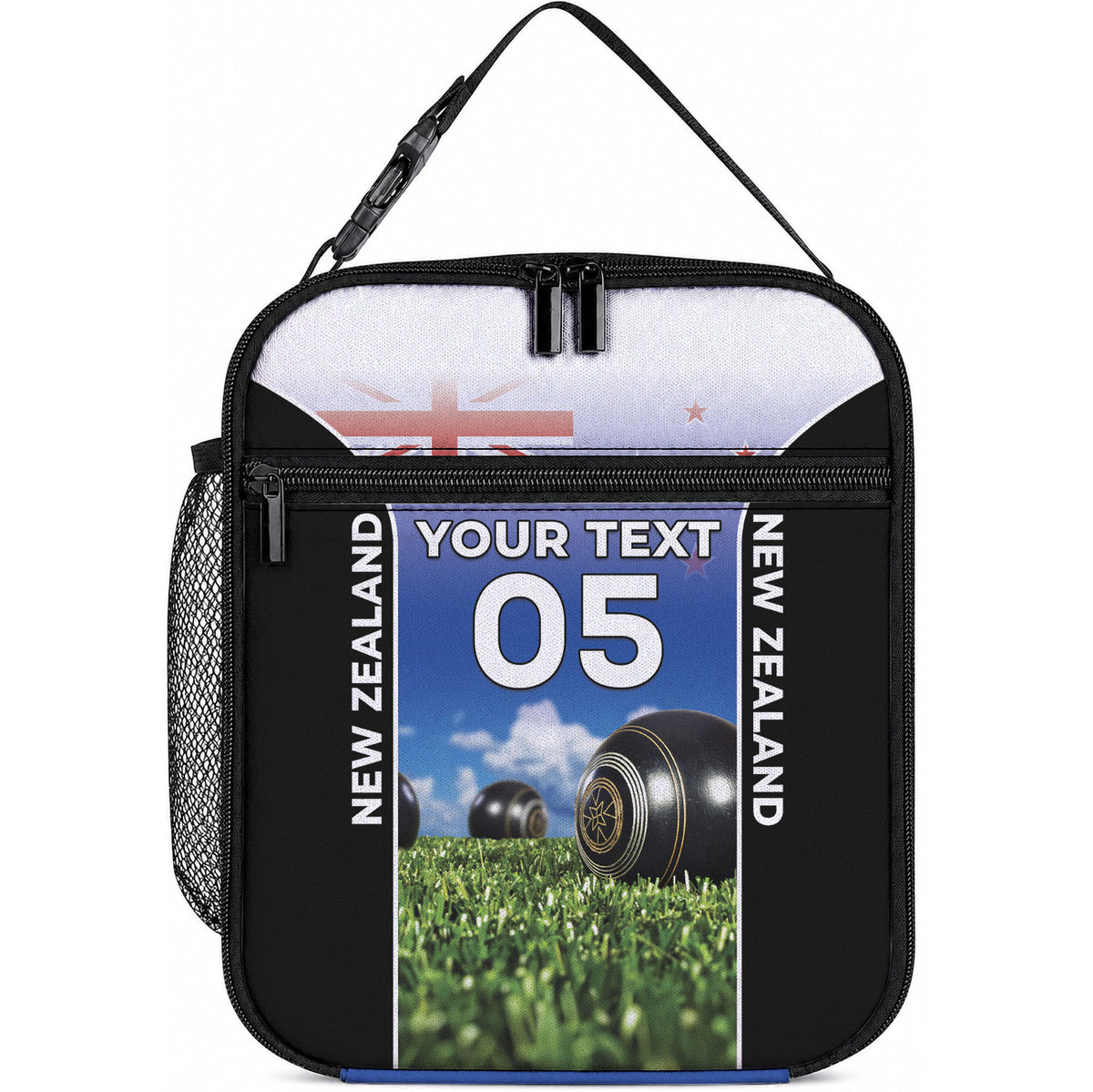 Custom New Zealand Lawn Bowls Lunch Bag Unique Style LT05 10.2 × 8.3 × 4.3 inch Multicolor - Polynesian Pride