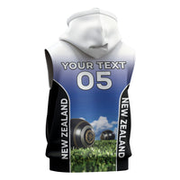 Custom New Zealand Lawn Bowls Sleeveless Hoodie Unique Style LT05 - Polynesian Pride
