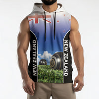 Custom New Zealand Lawn Bowls Sleeveless Hoodie Unique Style LT05 - Polynesian Pride