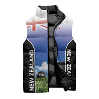 Custom New Zealand Lawn Bowls Sleeveless Puffer Jacket Unique Style LT05 - Polynesian Pride