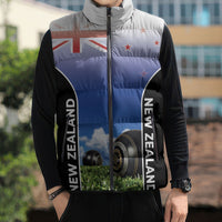 Custom New Zealand Lawn Bowls Sleeveless Puffer Jacket Unique Style LT05 - Polynesian Pride