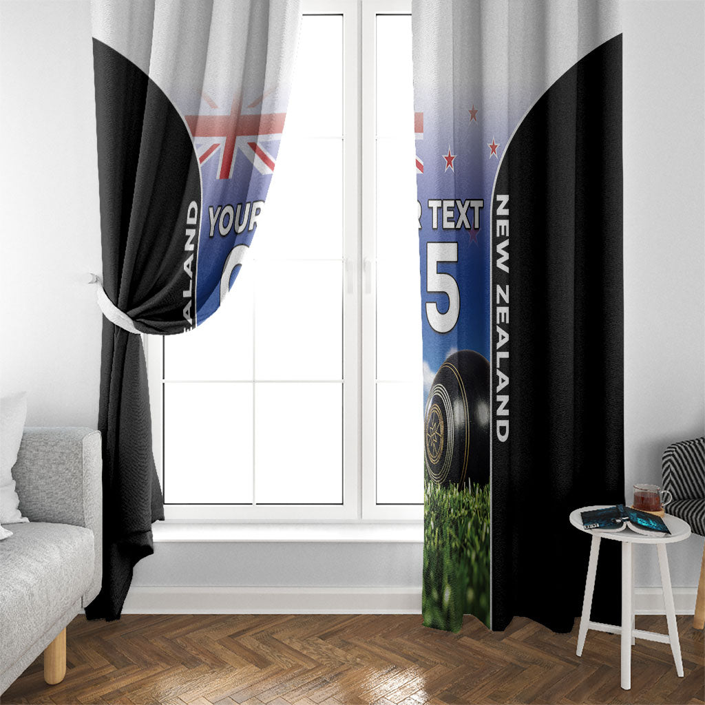 Custom New Zealand Lawn Bowls Window Curtain Unique Style LT05 - Polynesian Pride