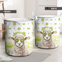 New Zealand Funny Woolly Kiwi Sheep Laundry Basket LT05 - Polynesian Pride