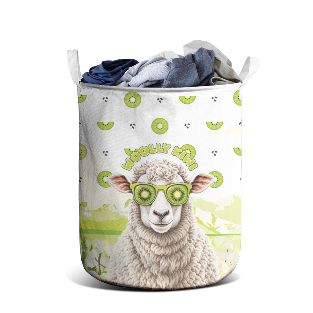 New Zealand Funny Woolly Kiwi Sheep Laundry Basket LT05 - Polynesian Pride