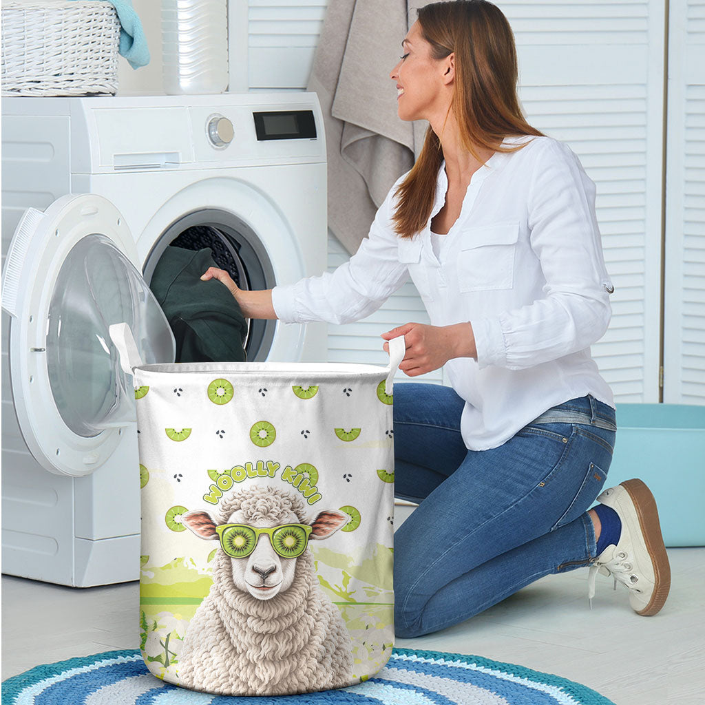 New Zealand Funny Woolly Kiwi Sheep Laundry Basket LT05 - Polynesian Pride