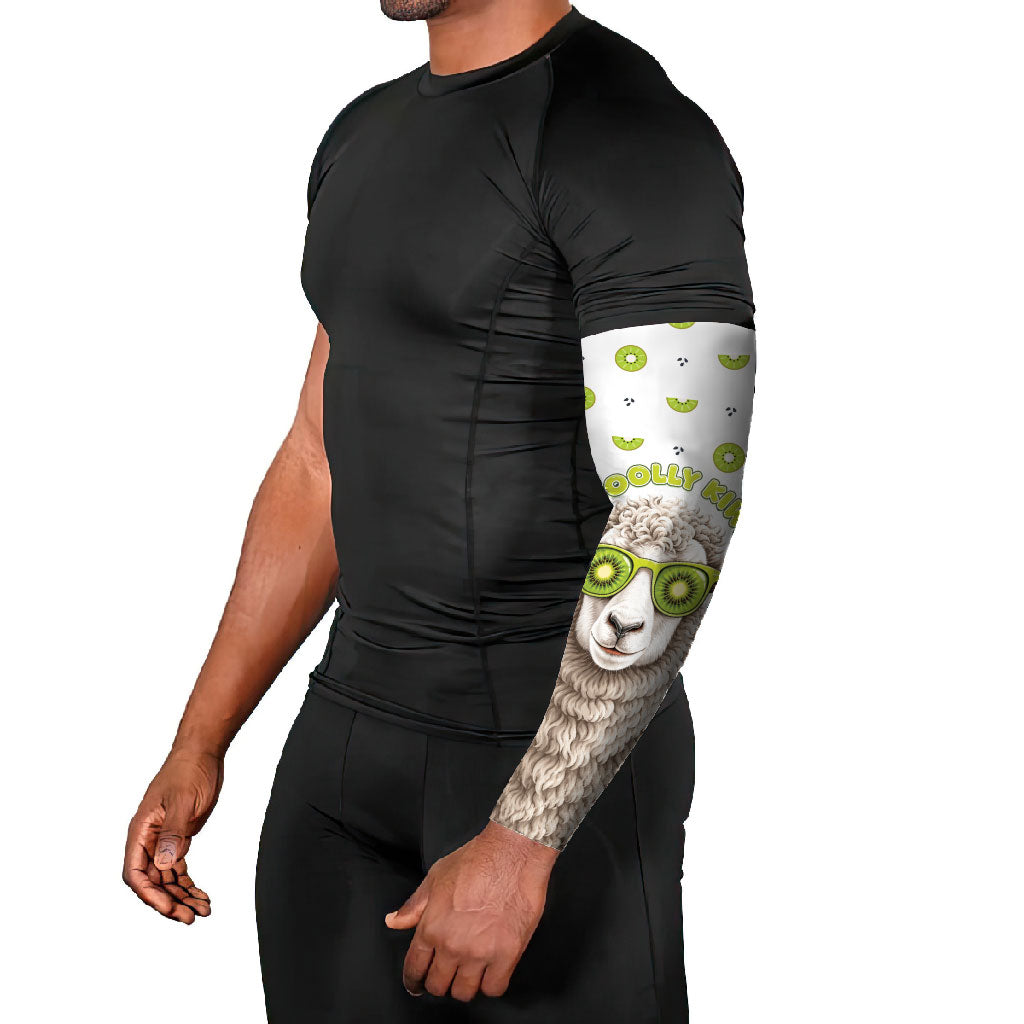 New Zealand Funny Woolly Kiwi Sheep Arm Sleeves LT05 - Polynesian Pride