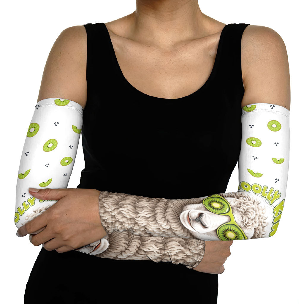 New Zealand Funny Woolly Kiwi Sheep Arm Sleeves LT05 - Polynesian Pride