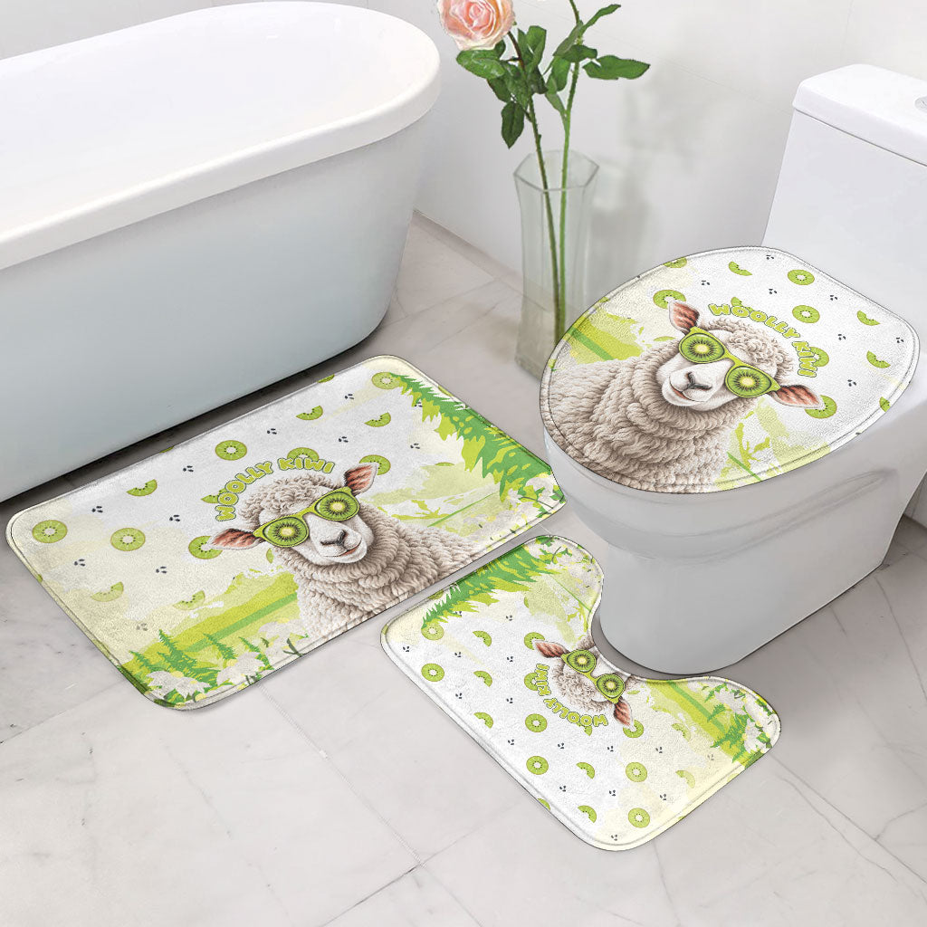 New Zealand Funny Woolly Kiwi Sheep Bathroom Set LT05 - Polynesian Pride