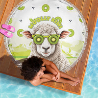 New Zealand Funny Woolly Kiwi Sheep Beach Blanket LT05 - Polynesian Pride