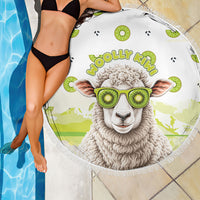 New Zealand Funny Woolly Kiwi Sheep Beach Blanket LT05 - Polynesian Pride